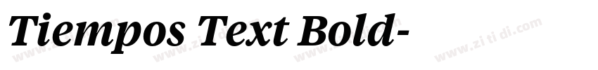 Tiempos Text Bold字体转换 Tiempos Text Bold字体转换